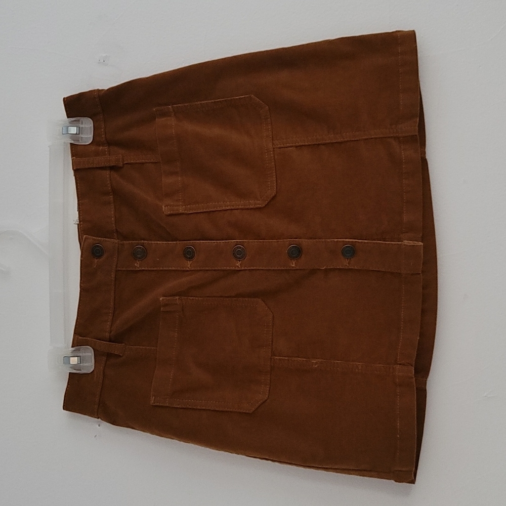 Women's Mudd High Rise Corduroy Button Skirt Size 11 (NWT)